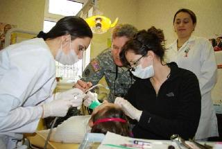 A dental procedure in Moldova