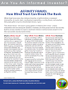 How Blind Trust Can Break the Bank booklet