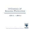 NASAA -- A Century of Investor Protection (1911-2011) booklet